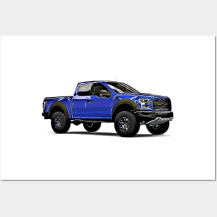 F150 Raptor Cartoon Posters and Art